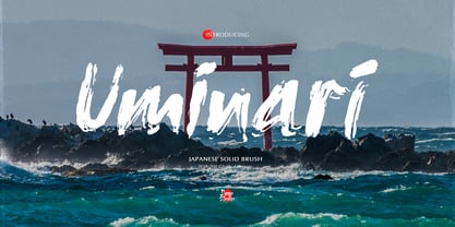 Uminari Font Poster 1