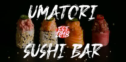 Uminari Font Poster 3