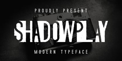 Shadowplay Font Poster 1