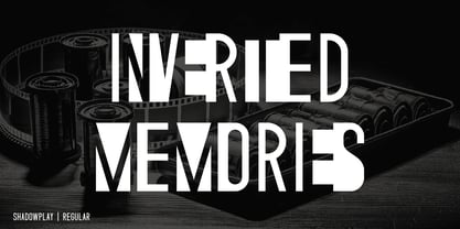 Shadowplay Font Poster 2