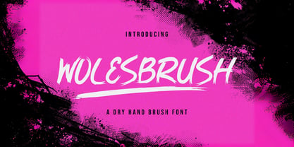 Wolesbrush Font Poster 1