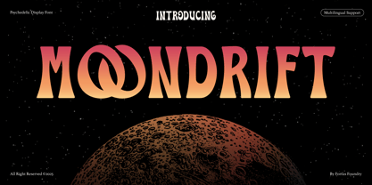 Moondrift Font Poster 1