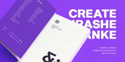 Hirashe Sans Variable Font Poster 10