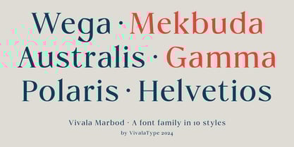 Vivala Marbod Font Poster 3