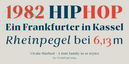 Vivala Marbod Font Poster 4
