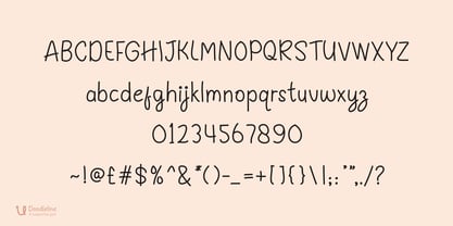 Doodleline Font Poster 3