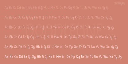 Doodleline Font Poster 2