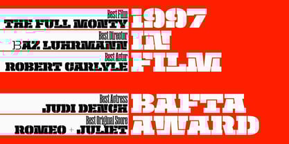 Macrosoma Slab Stencil Font Poster 9