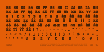 Momo Tomo Font Poster 3