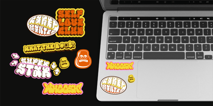 Momo Tomo Font Poster 9