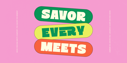 Order Snack Font Poster 4