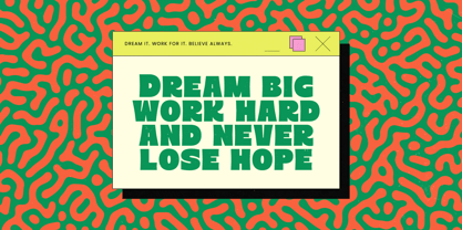 Order Snack Font Poster 9