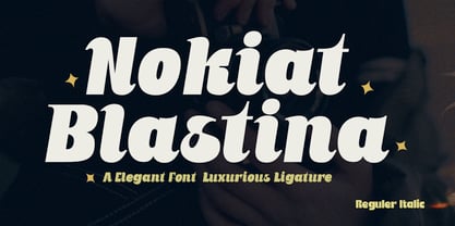 Nokiat Blastina Font Poster 1