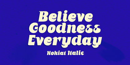 Nokiat Blastina Font Poster 13