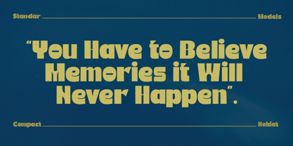 Nokiat Blastina Font Poster 14