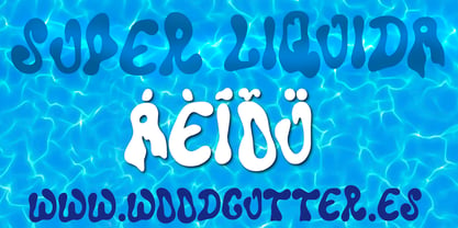 Super Liquida Font Poster 4