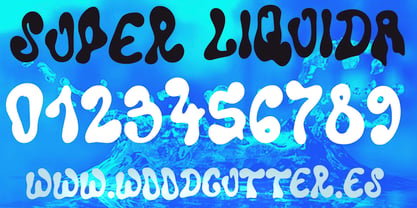 Super Liquida Font Poster 6