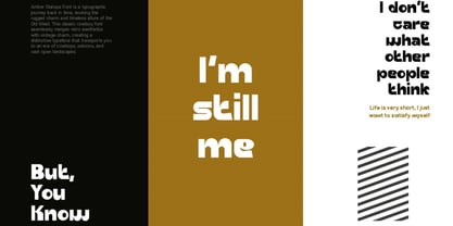 Amber Sialopa Font Poster 8