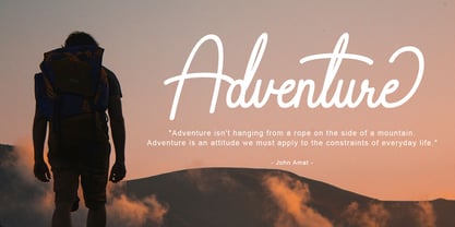 Moonlight Signature Font Poster 4