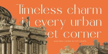 Sunveil Orange Font Poster 14