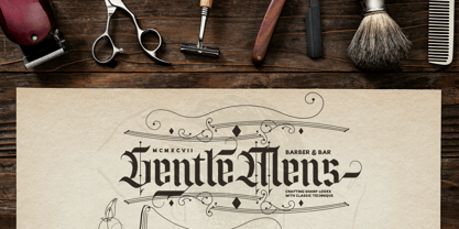 Short Block Font Poster 2