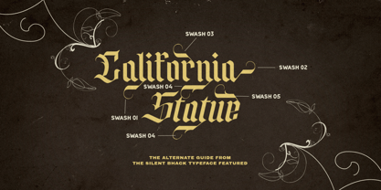 Short Block Font Poster 8