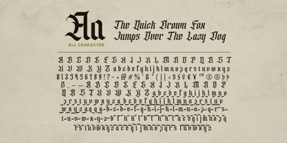 Short Block Font Poster 9