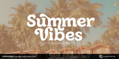 Centrio Return Font Poster 15