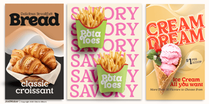 Centrio Return Font Poster 10