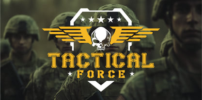 Hardline Ranger Font Poster 3