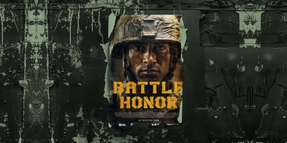 Hardline Ranger Font Poster 4