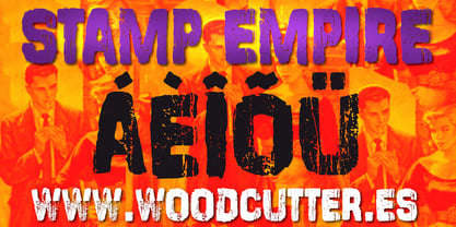 Stamp Empire Font Poster 6