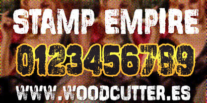 Stamp Empire Font Poster 5