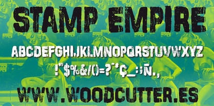 Stamp Empire Font Poster 4