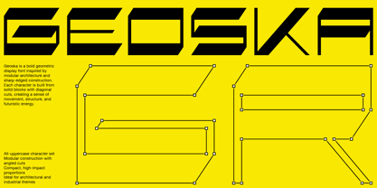 Geoska Font Poster 2