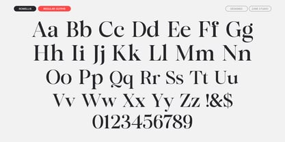 Romellis Font Poster 15