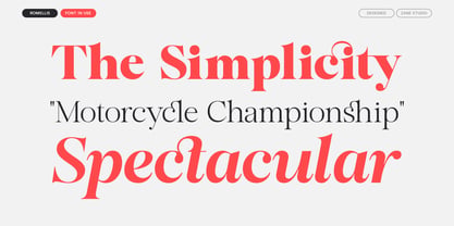 Romellis Font Poster 10
