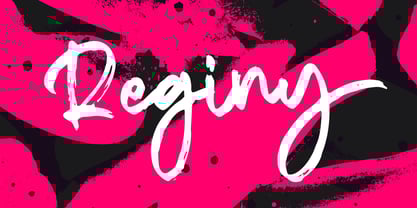 Reginy Font Poster 1