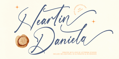 Heartin Daniela Font Poster 1