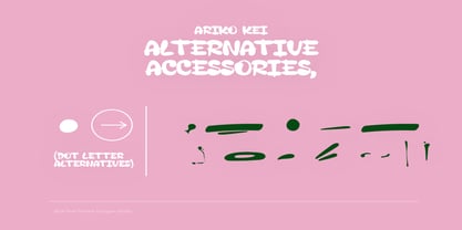 Ariko Kei Font Poster 4