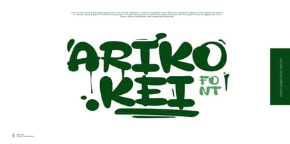 Ariko Kei Font Poster 1