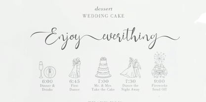 Holigh seligh Font Poster 8