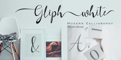 Holigh seligh Font Poster 2