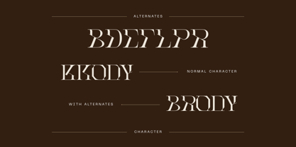 Roab Luxury Font Poster 3