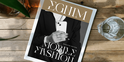 Roab Luxury Font Poster 4