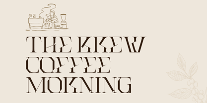 Roab Luxury Font Poster 2