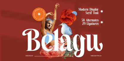 Belagu Font Poster 1
