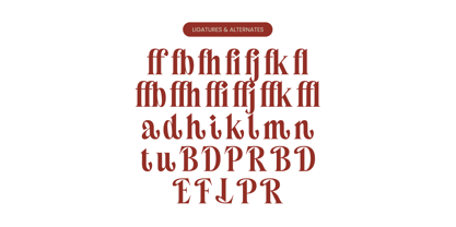 Belagu Font Poster 14