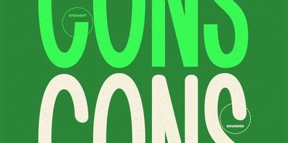 The Cons Font Poster 2