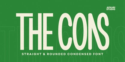 The Cons Font Poster 1